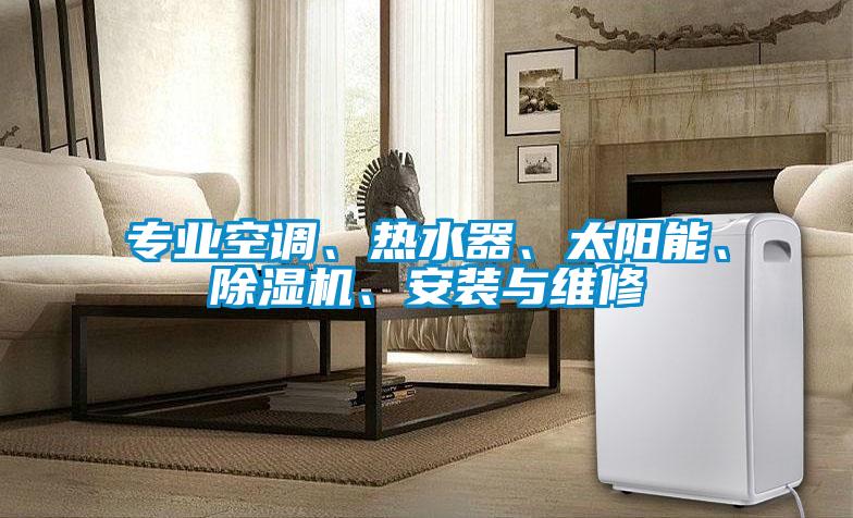 專(zhuān)業(yè)空調(diào)、熱水器、太陽(yáng)能、除濕機(jī)、安裝與維修