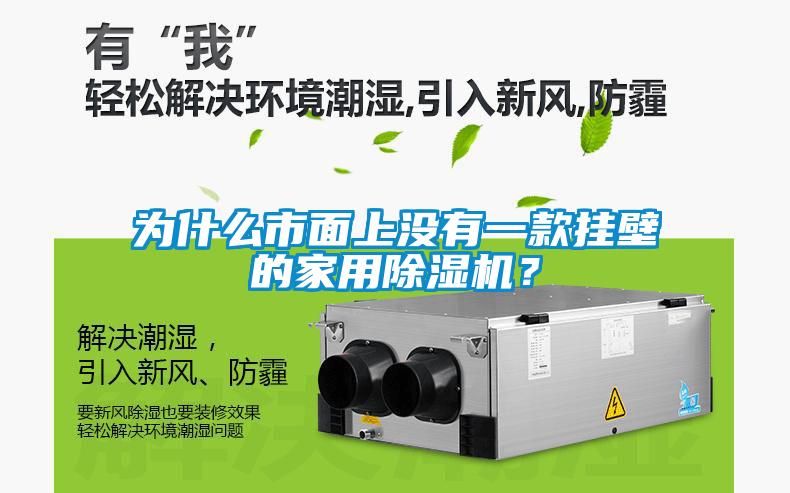 為什么市面上沒有一款掛壁的家用除濕機？