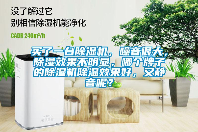 買了一臺除濕機(jī)，噪音很大，除濕效果不明顯，哪個牌子的除濕機(jī)除濕效果好，又靜音呢？