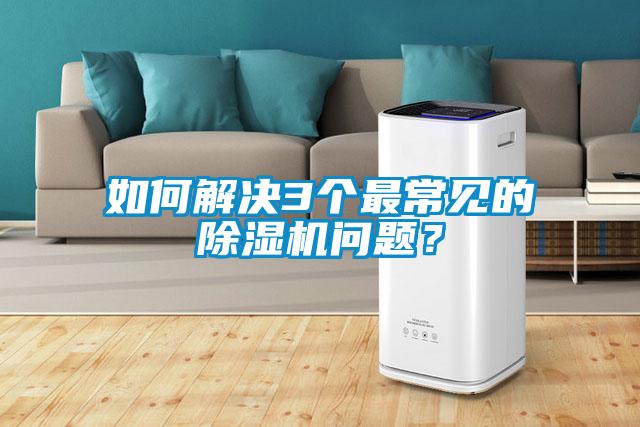 如何解決3個(gè)最常見的除濕機(jī)問題？