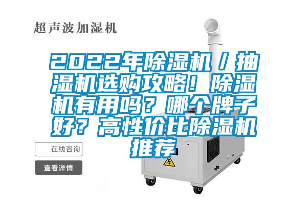 2022年除濕機(jī)／抽濕機(jī)選購攻略！除濕機(jī)有用嗎？哪個(gè)牌子好？高性價(jià)比除濕機(jī)推薦