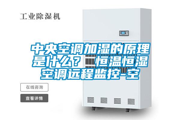 中央空調(diào)加濕的原理是什么？ 恒溫恒濕空調(diào)遠程監(jiān)控-空
