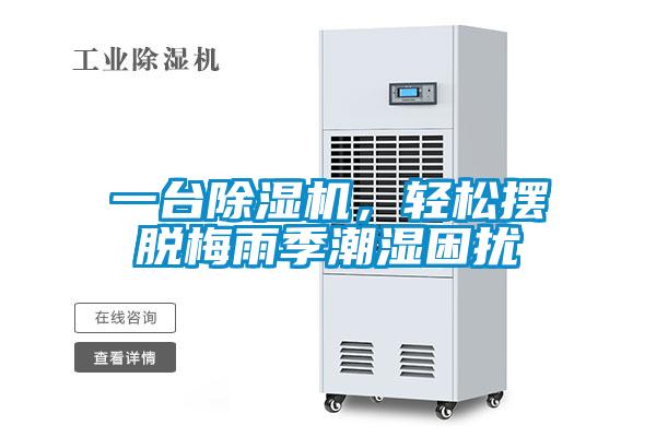 一臺除濕機(jī)，輕松擺脫梅雨季潮濕困擾