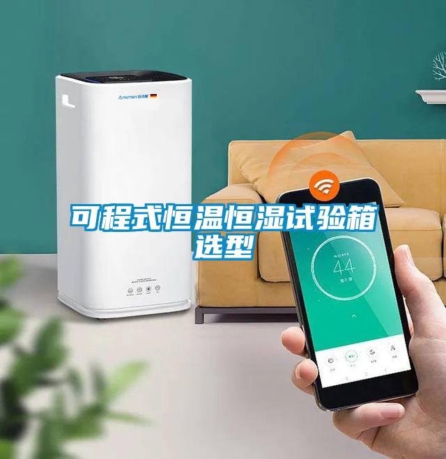 可程式恒溫恒濕試驗箱選型