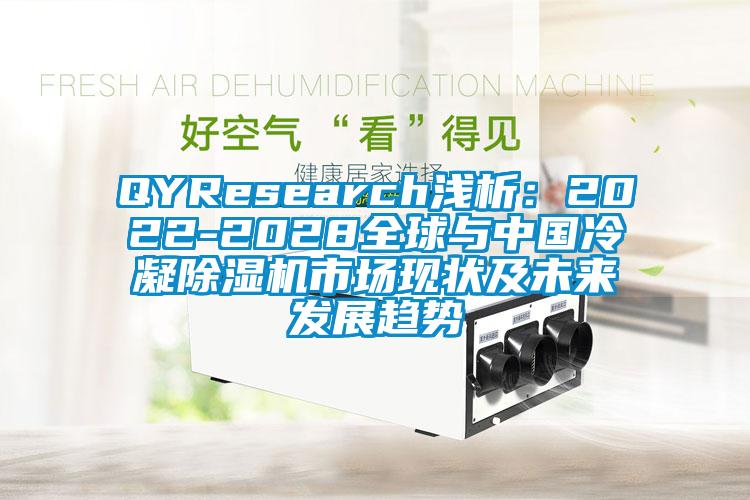 QYResearch淺析：2022-2028全球與中國冷凝除濕機(jī)市場現(xiàn)狀及未來發(fā)展趨勢