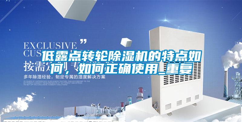 低露點(diǎn)轉(zhuǎn)輪除濕機(jī)的特點(diǎn)如何，如何正確使用_重復(fù)