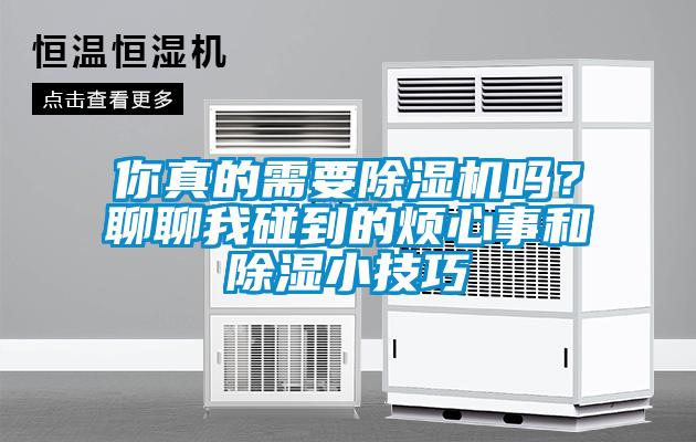 你真的需要除濕機(jī)嗎？聊聊我碰到的煩心事和除濕小技巧