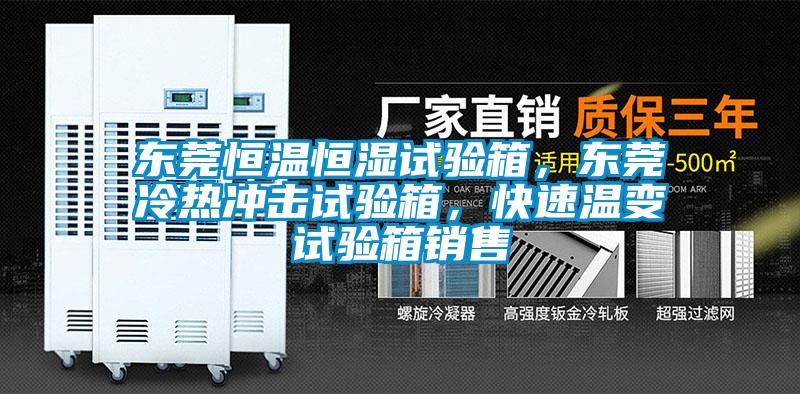 東莞恒溫恒濕試驗箱，東莞冷熱沖擊試驗箱，快速溫變試驗箱銷售