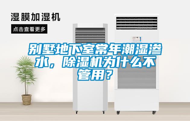 別墅地下室常年潮濕滲水，除濕機(jī)為什么不管用？