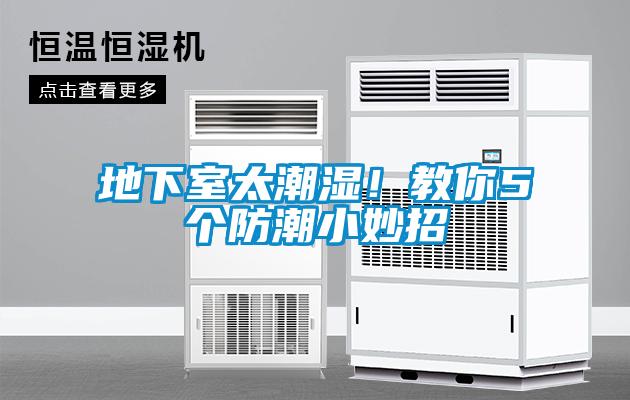 地下室太潮濕！教你5個防潮小妙招