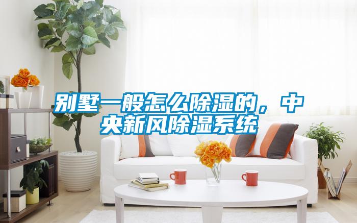 別墅一般怎么除濕的，中央新風(fēng)除濕系統(tǒng)