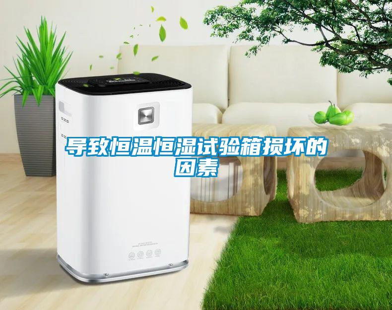 導致恒溫恒濕試驗箱損壞的因素