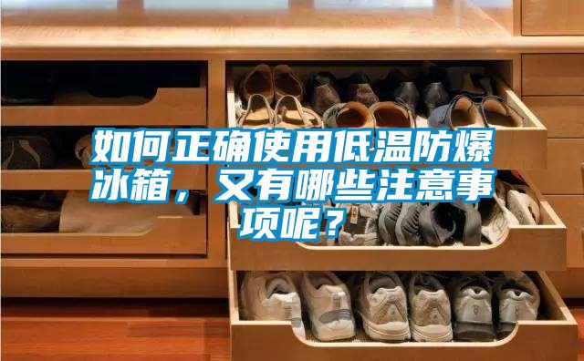 如何正確使用低溫防爆冰箱，又有哪些注意事項(xiàng)呢？