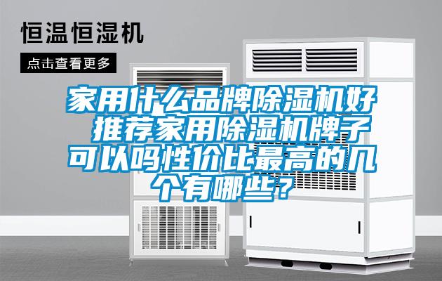 家用什么品牌除濕機(jī)好 推薦家用除濕機(jī)牌子可以嗎性價(jià)比最高的幾個(gè)有哪些？