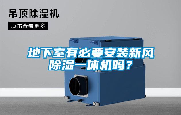 地下室有必要安裝新風(fēng)除濕一體機嗎？