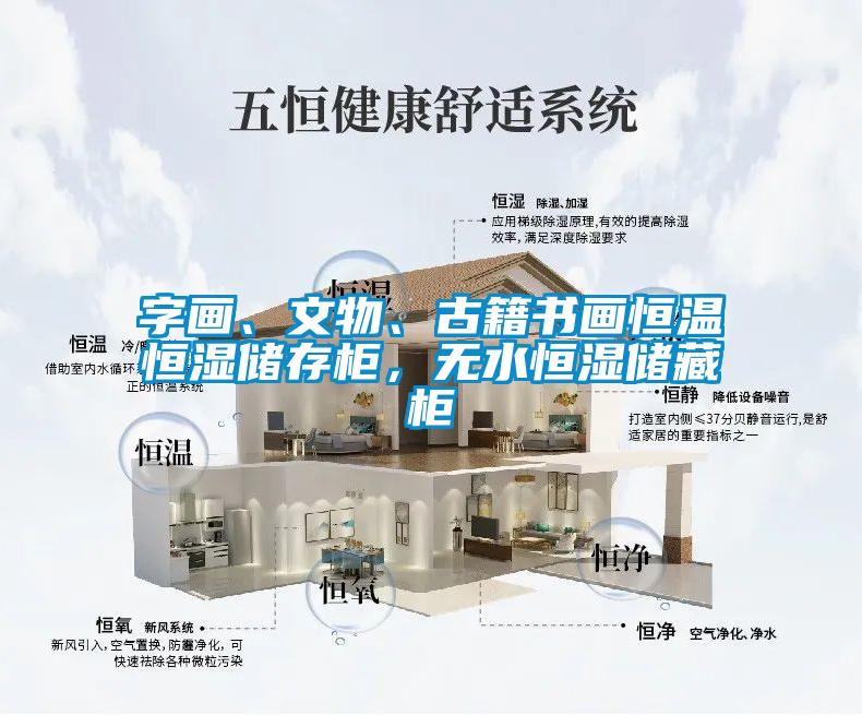 字畫、文物、古籍書畫恒溫恒濕儲存柜，無水恒濕儲藏柜