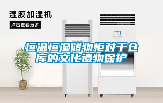 恒溫恒濕儲物柜對于倉庫的文化遺物保護