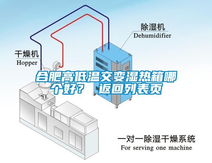 合肥高低溫交變濕熱箱哪個(gè)好？ 返回列表頁(yè)