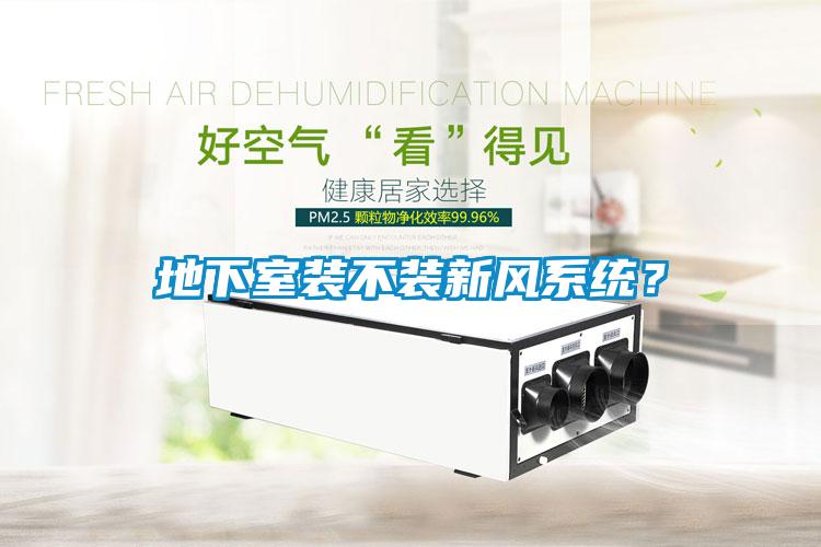 地下室裝不裝新風(fēng)系統(tǒng)？
