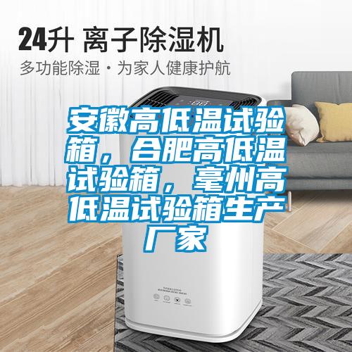 安徽高低溫試驗(yàn)箱，合肥高低溫試驗(yàn)箱，毫州高低溫試驗(yàn)箱生產(chǎn)廠家