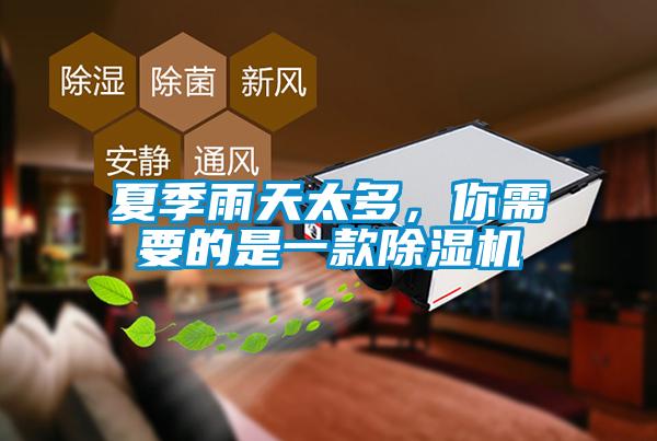 夏季雨天太多，你需要的是一款除濕機(jī)