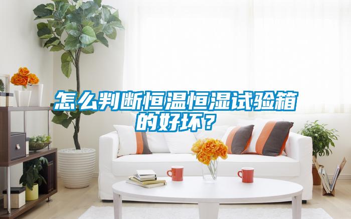 怎么判斷恒溫恒濕試驗(yàn)箱的好壞？