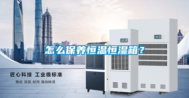 怎么保養(yǎng)恒溫恒濕箱？