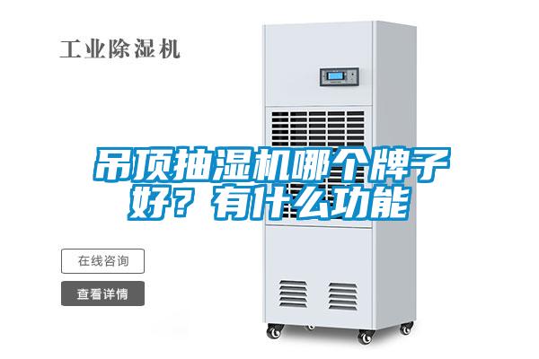 吊頂抽濕機(jī)哪個(gè)牌子好？有什么功能