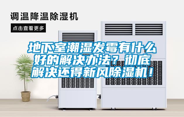 地下室潮濕發(fā)霉有什么好的解決辦法？徹底解決還得新風(fēng)除濕機(jī)！
