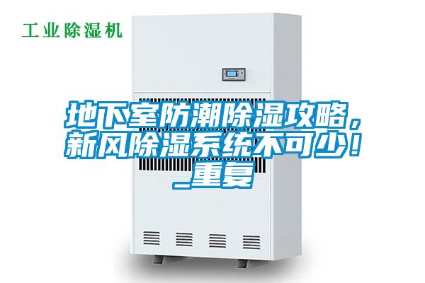 地下室防潮除濕攻略，新風(fēng)除濕系統(tǒng)不可少！_重復(fù)