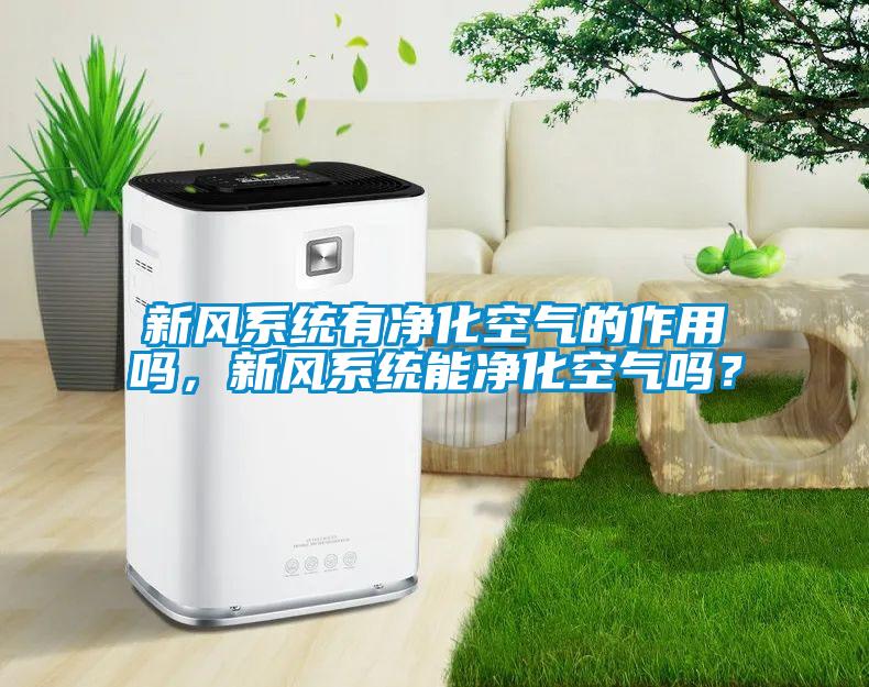 新風(fēng)系統(tǒng)有凈化空氣的作用嗎，新風(fēng)系統(tǒng)能凈化空氣嗎？