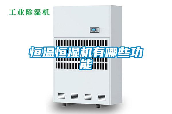 恒溫恒濕機(jī)有哪些功能