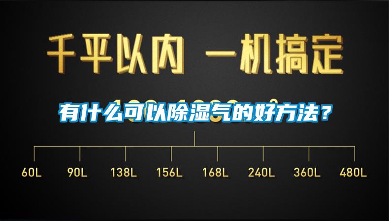 有什么可以除濕氣的好方法？