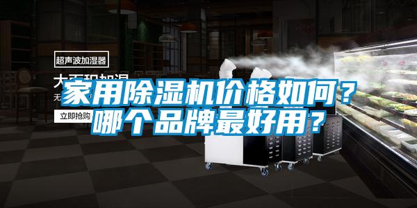 家用除濕機(jī)價格如何？哪個品牌最好用？