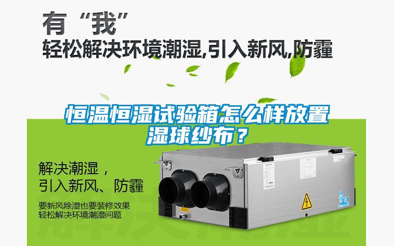 恒溫恒濕試驗箱怎么樣放置濕球紗布？