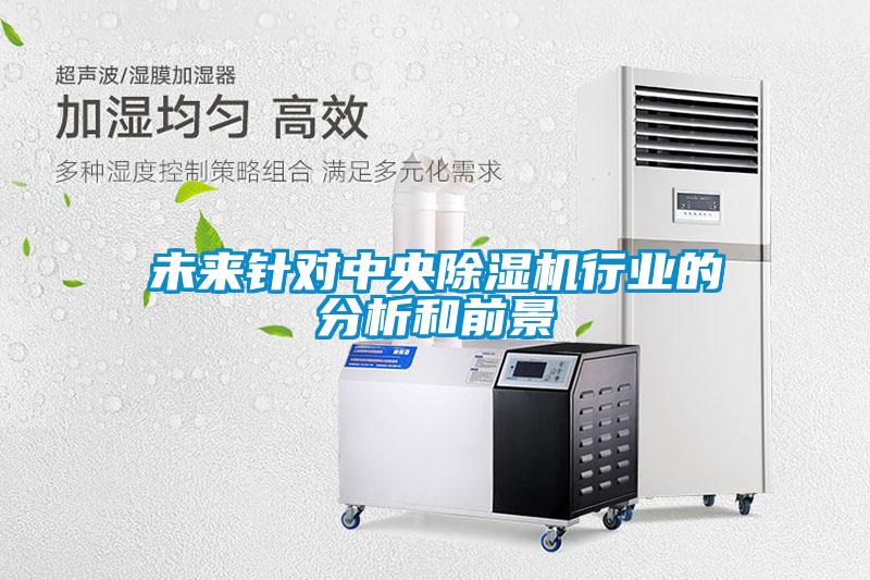 未來針對中央除濕機行業(yè)的分析和前景