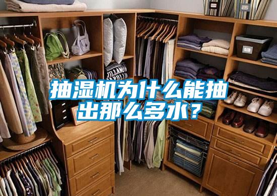 抽濕機為什么能抽出那么多水？