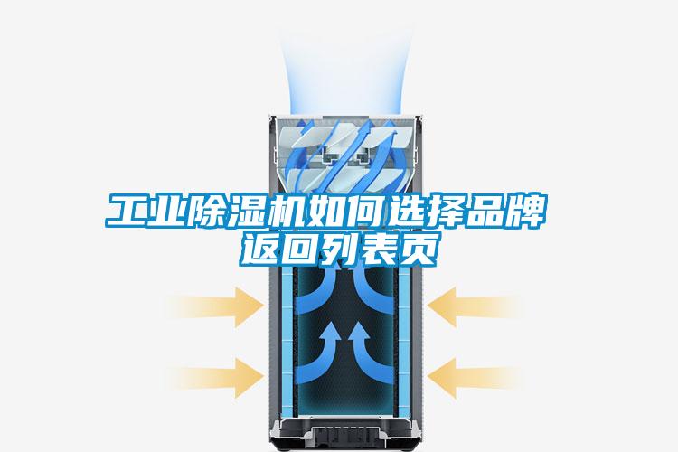 工業(yè)除濕機如何選擇品牌 返回列表頁