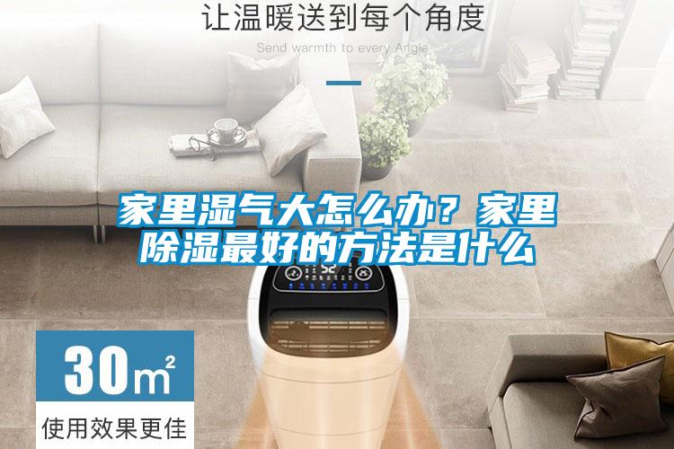 家里濕氣大怎么辦？家里除濕最好的方法是什么