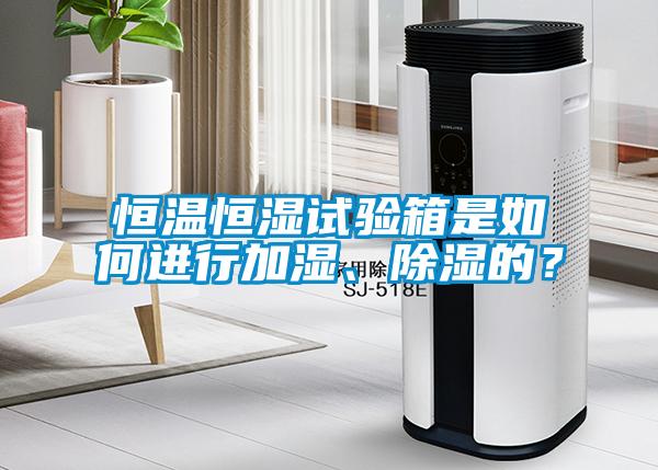 恒溫恒濕試驗箱是如何進行加濕、除濕的？