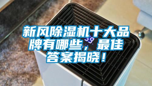 新風(fēng)除濕機(jī)十大品牌有哪些，最佳答案揭曉！