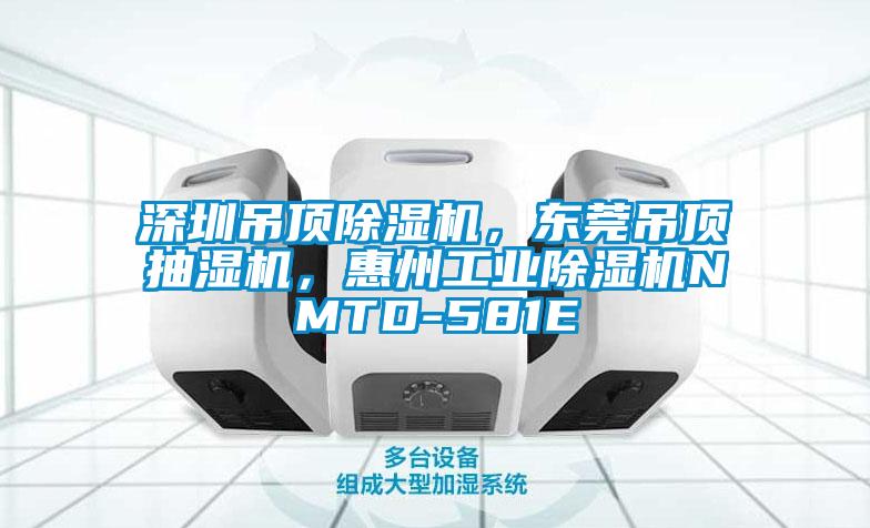 深圳吊頂除濕機，東莞吊頂抽濕機，惠州工業(yè)除濕機NMTD-581E