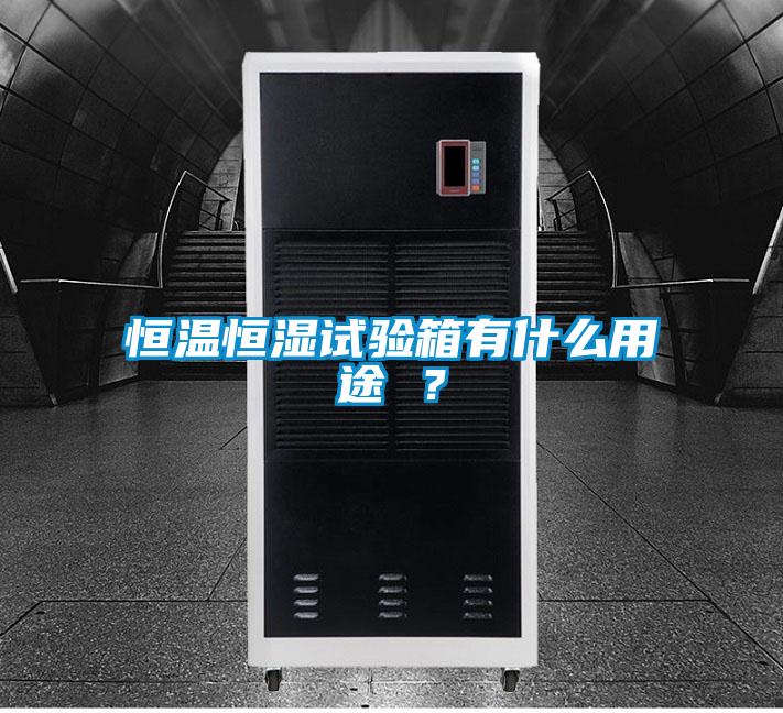 恒溫恒濕試驗箱有什么用途 ？