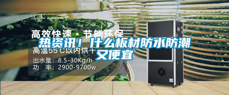 熱資訊！什么板材防水防潮又便宜
