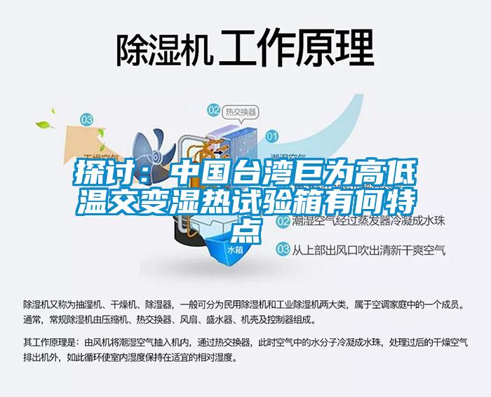 探討：中國臺(tái)灣巨為高低溫交變濕熱試驗(yàn)箱有何特點(diǎn)