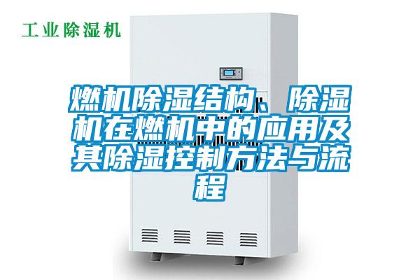 燃機除濕結構、除濕機在燃機中的應用及其除濕控制方法與流程