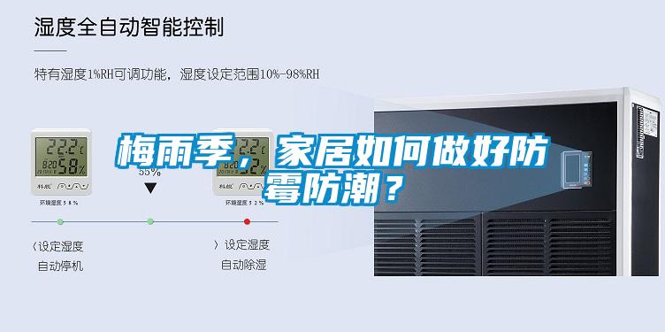 梅雨季，家居如何做好防霉防潮？