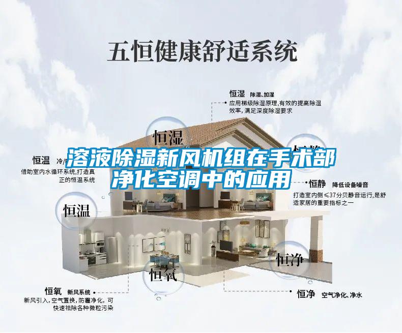 溶液除濕新風(fēng)機組在手術(shù)部凈化空調(diào)中的應(yīng)用