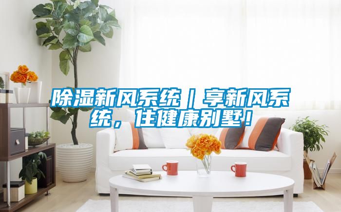 除濕新風(fēng)系統(tǒng)｜享新風(fēng)系統(tǒng)，住健康別墅！