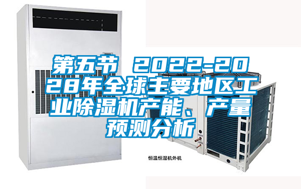 第五節(jié) 2022-2028年全球主要地區(qū)工業(yè)除濕機(jī)產(chǎn)能、產(chǎn)量預(yù)測(cè)分析